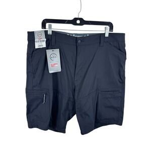 Wrangler NWT Black Nylon 9" Performance Utility Short Men's Size 38